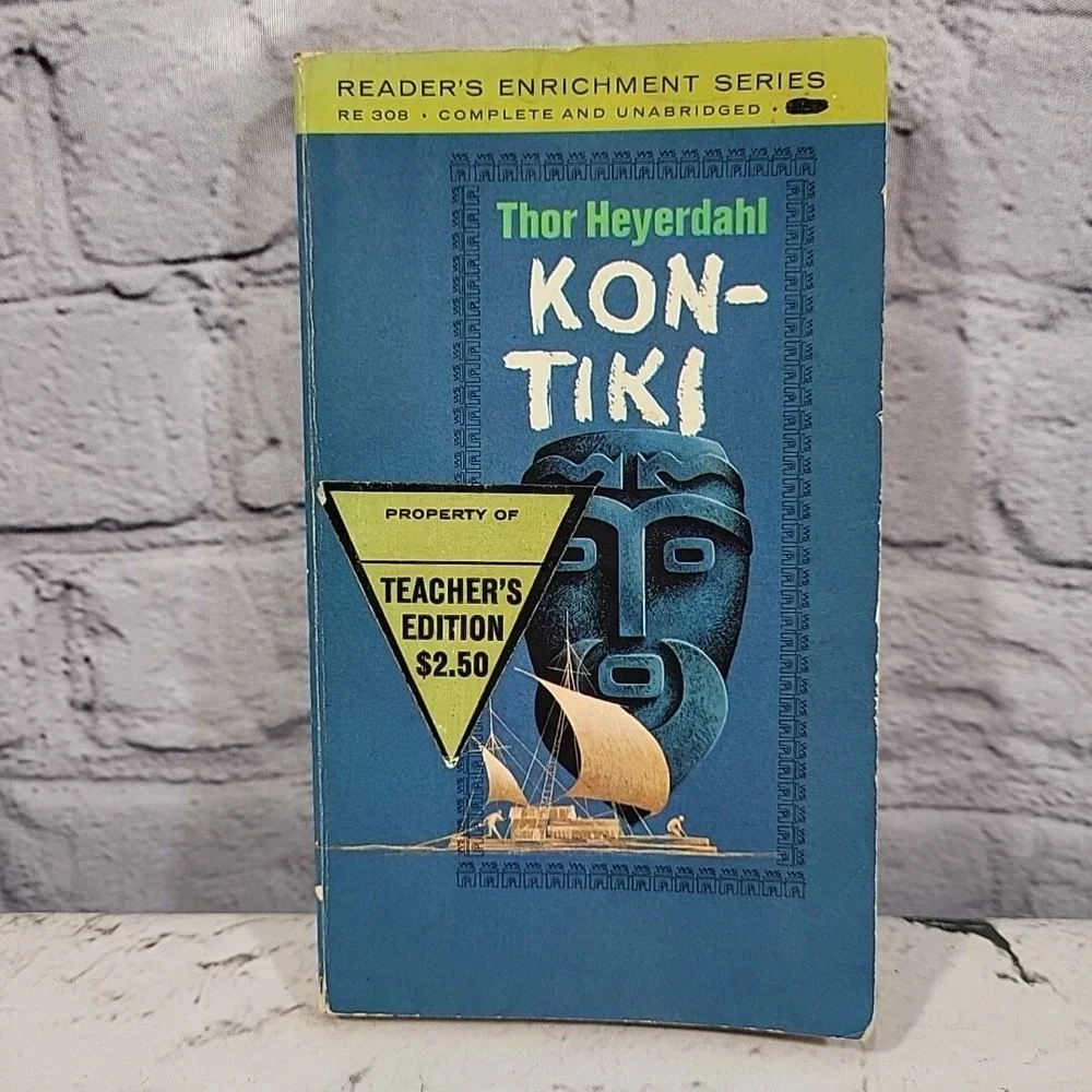 Thor Heyerdahl Kon Tiki 1963 Washington Square Press Paperback